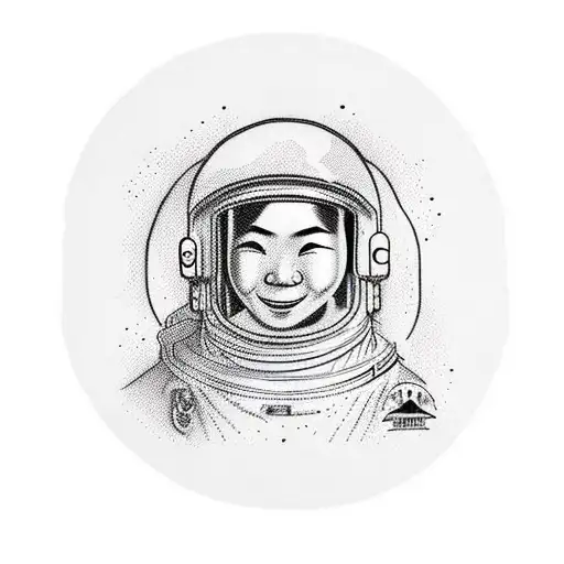 An Astronaut Looking Forward Never Looking Back