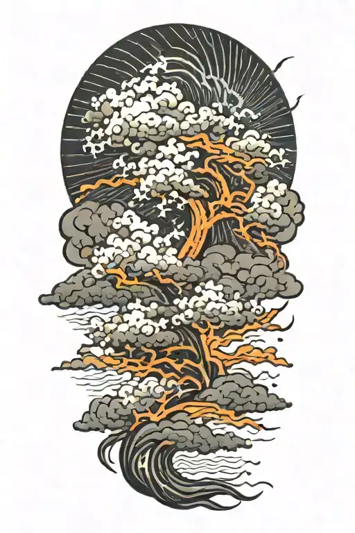 Lightning Storm Clouds