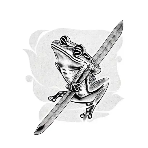 Frog With Katana