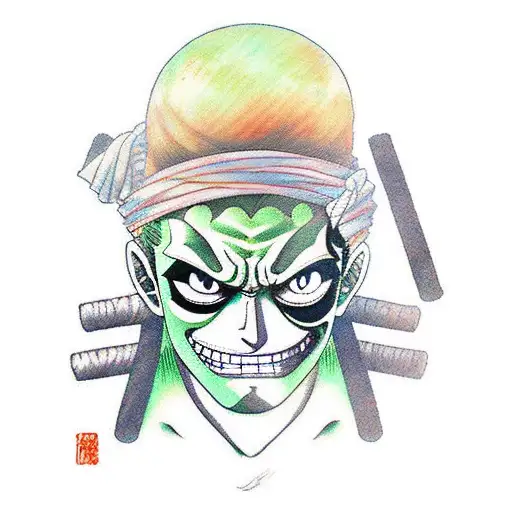 Zoro From One Piece Asura Color