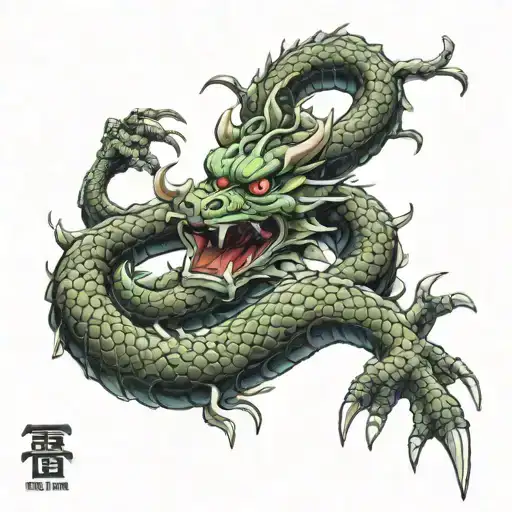 Cross With Shenron Dragon Ball Z