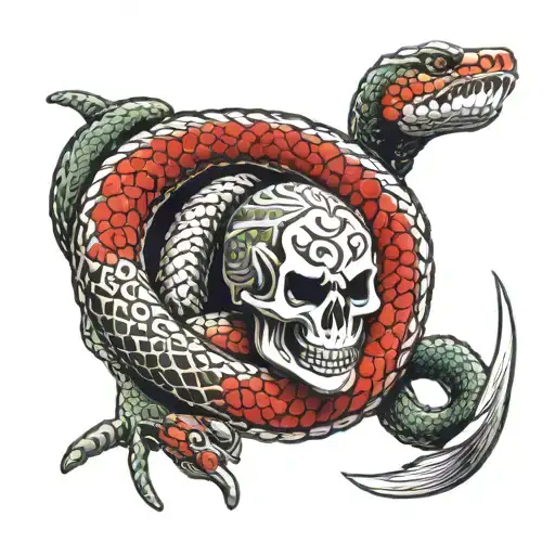 Snake And Dagger