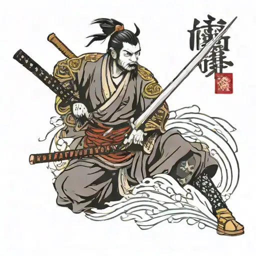 Samurai With Katana