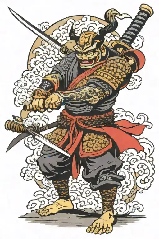 Oni Samurai Warrior