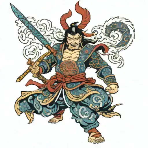 Lymphoma Represented By A Warrior