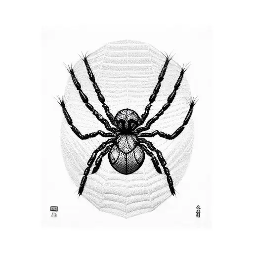 Spider With Around It The Judgement Chain Of Kurapika From The Anime Hunterxhunter