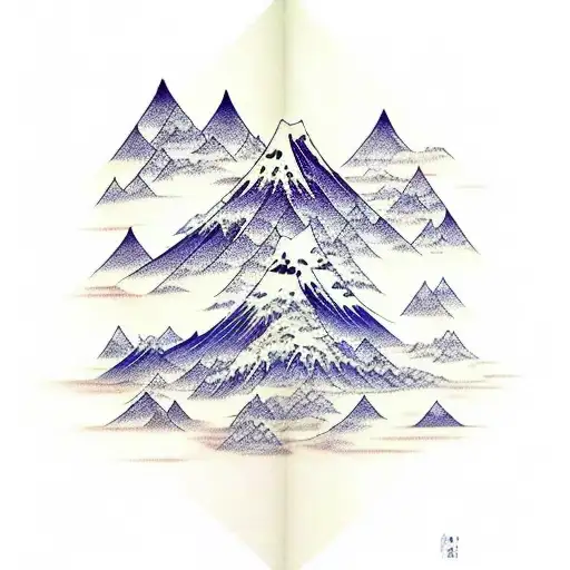 An Engineer's Blueprint Of A Mountain Range