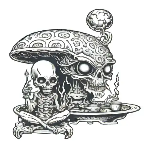 Alien And Gypsy Smoking Weed On Ufo