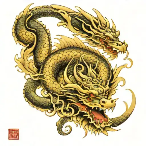 Dragon Sleeve Tattoo Design