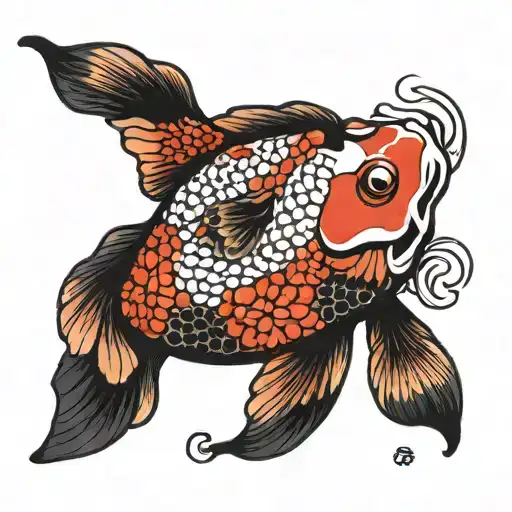 Koi Fish Transforming