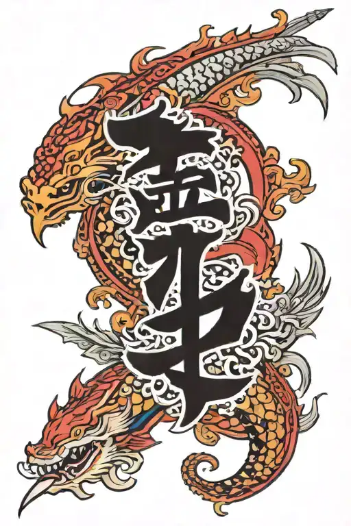 Broken Sword With Battle Script Font