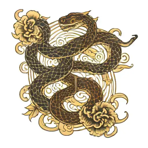 Snake Yin And Yang