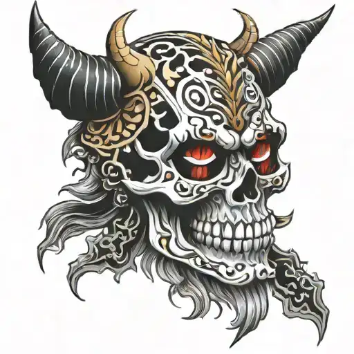Skull Demon Mask