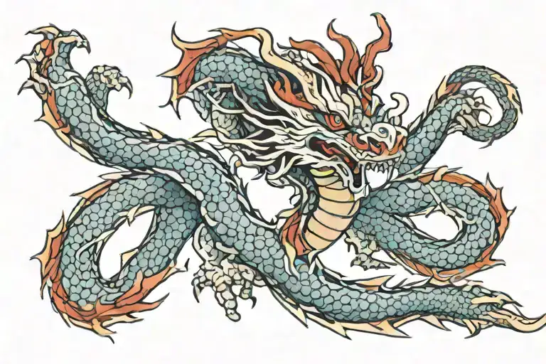 Dragon Wrapped Around My Forearm