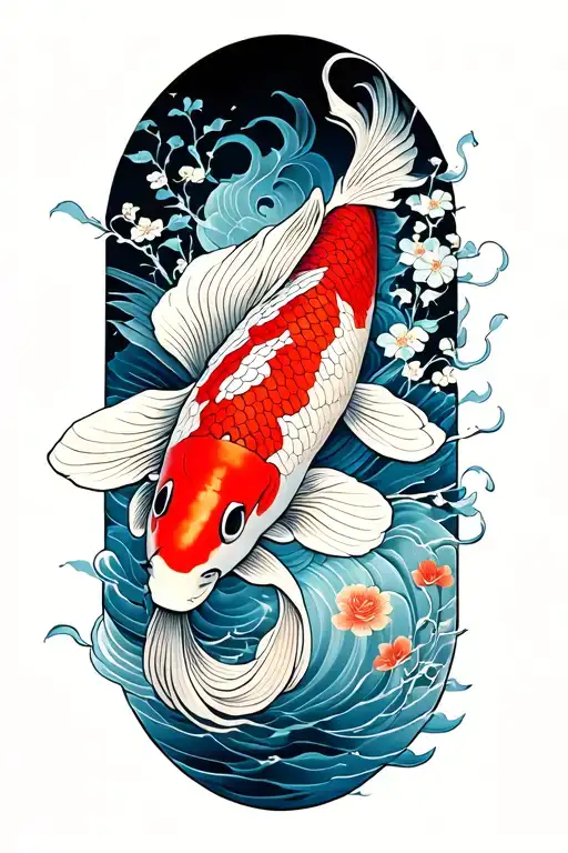 Koi Fish Transforming