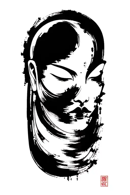 Zen Brush Stroke