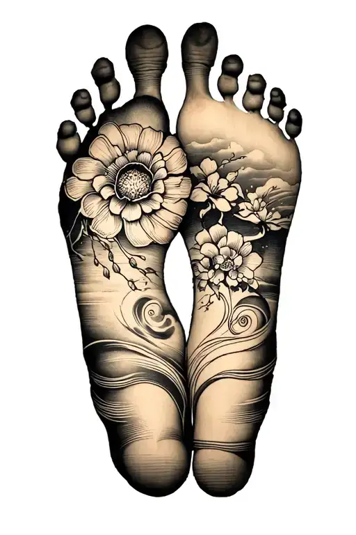 Missing Footprints Fading Away