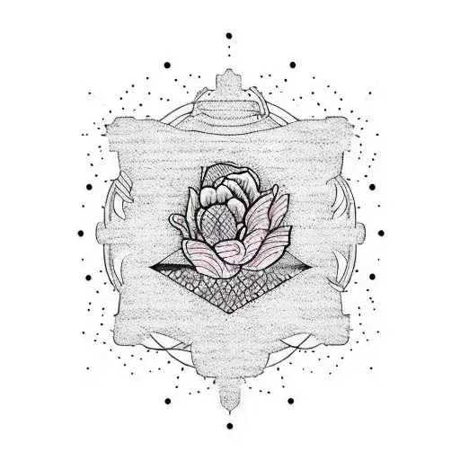 Minimalist Abstract Full Tulip