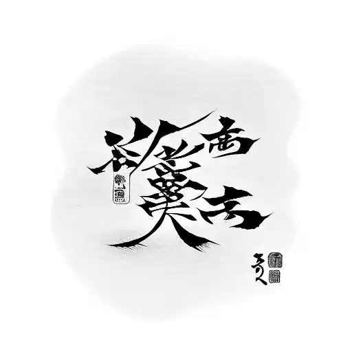 Kanji Character About Love