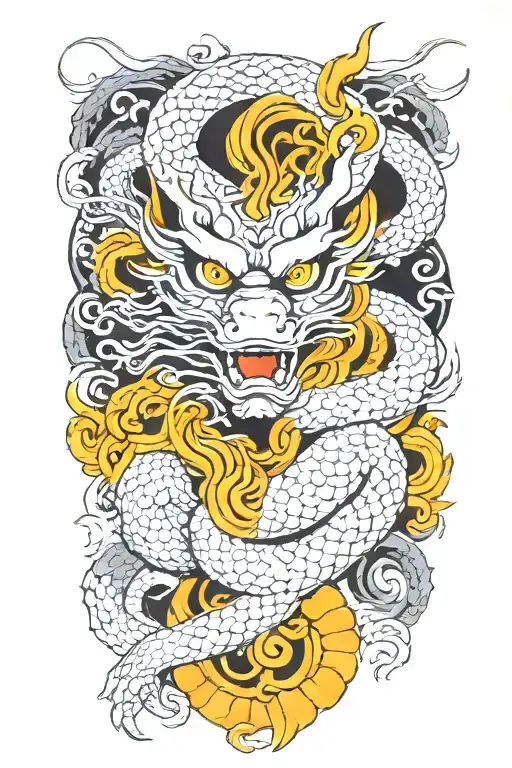Dragon With Third Eye