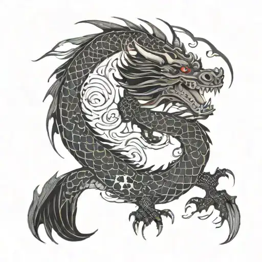 Gothic Dragon Flying