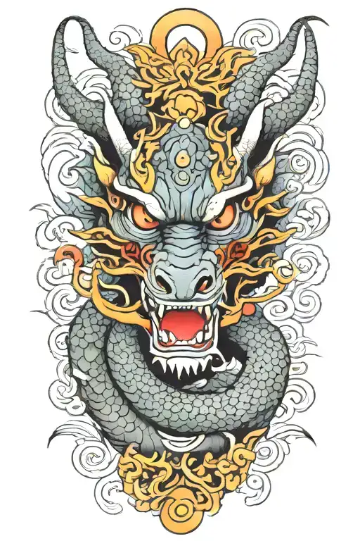 Dragon With Third Eye