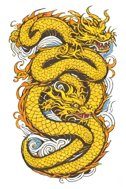 Japanese Dragon Wrapped