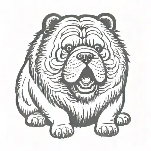 Chow Chow Money Bags