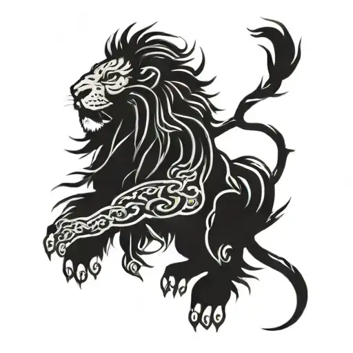 Dreadlocked Lion