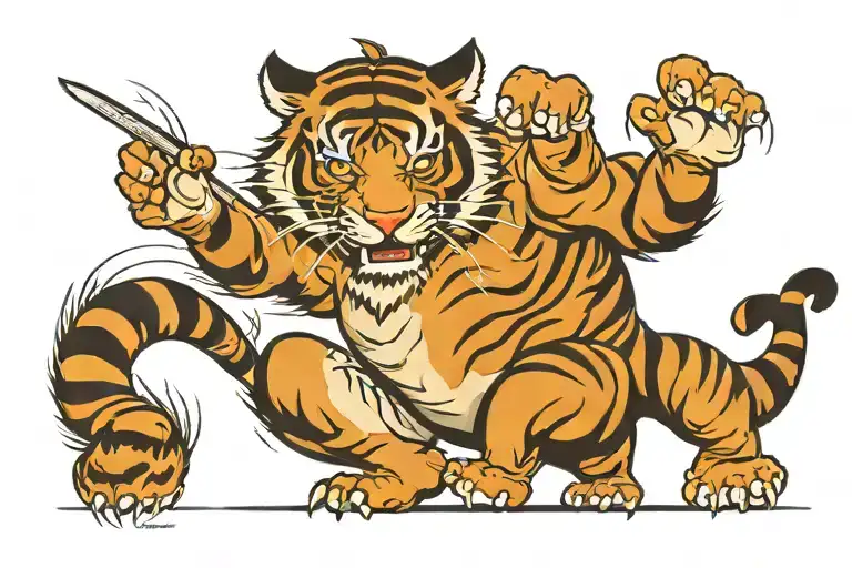 Tiger Fighting