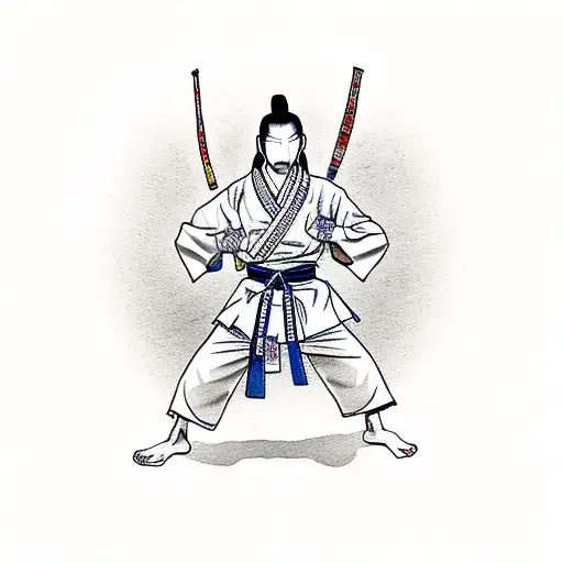 Samurai Karate Man