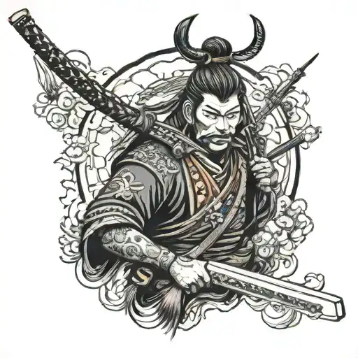 Samurai With Ak 47