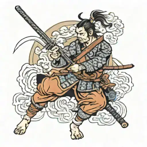 Samurai With Ak 47