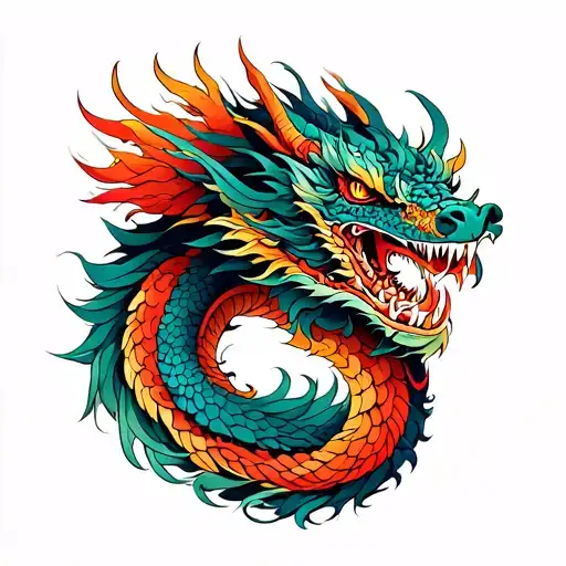 Biomechanical With Dragon Or Phoenix Color Female Might Not Let Me Do That