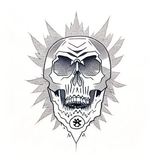 Mountain With A Skull