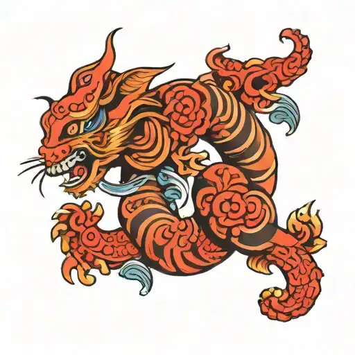 Gemini And Karma Symbol