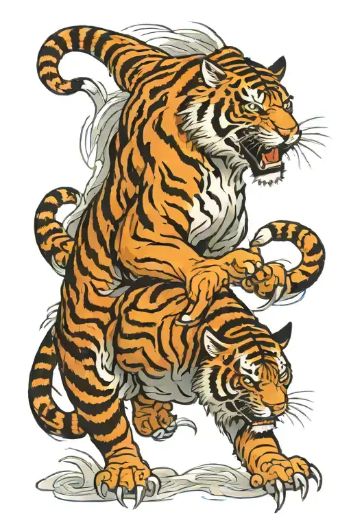 Tiger Fighting