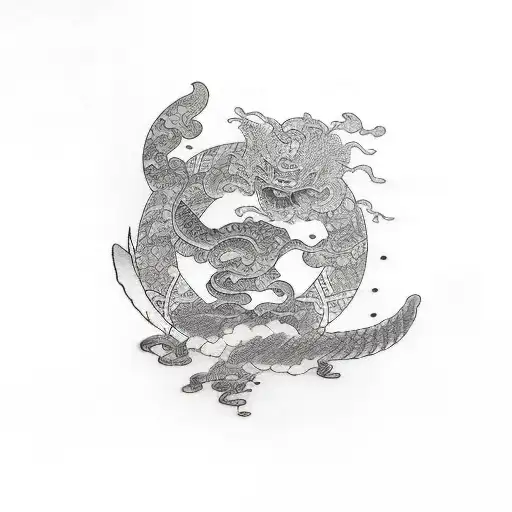 Japanese Words With Katana Design