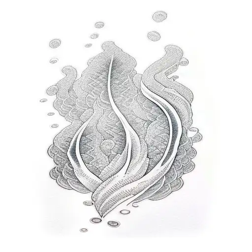 Leaf Vines With Water Waves