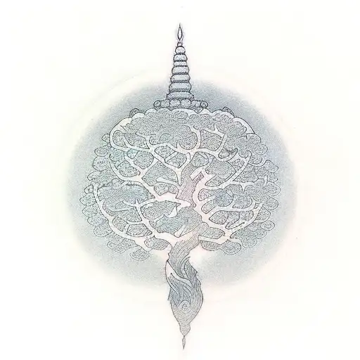 Maktub Tree Of Life Buddha