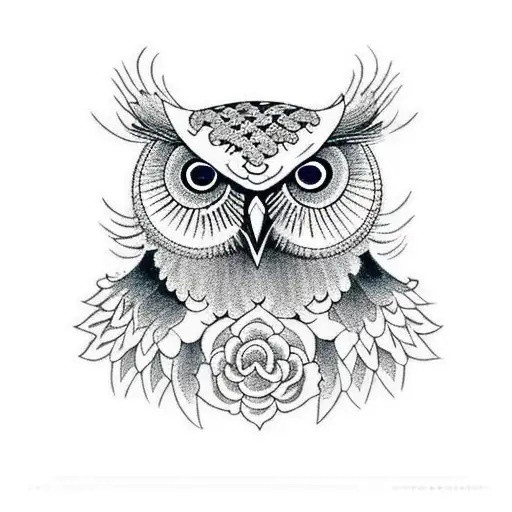 Owl Opening The Wnigs