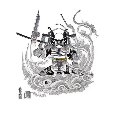 Katana With Samurais