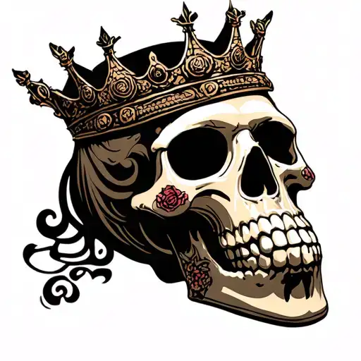 Skull With A Crown
