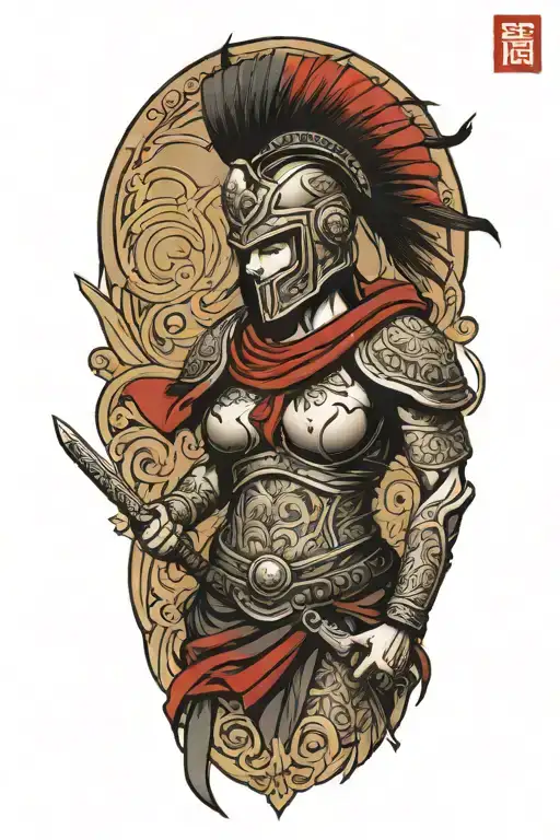 Female Spartan Warrior