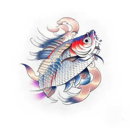 Carp Irezumi In Color