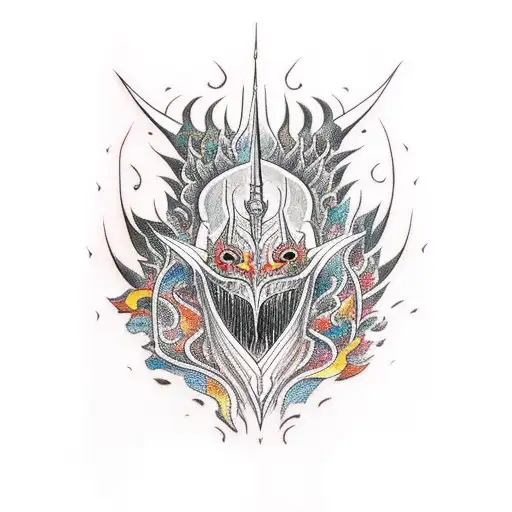 Sauron Fire Colourfully