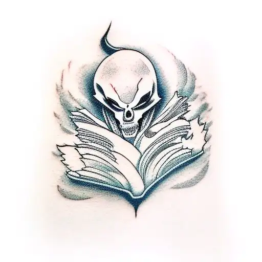 Ghost Reading A Book