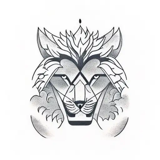 The Lion Embraces The Fox