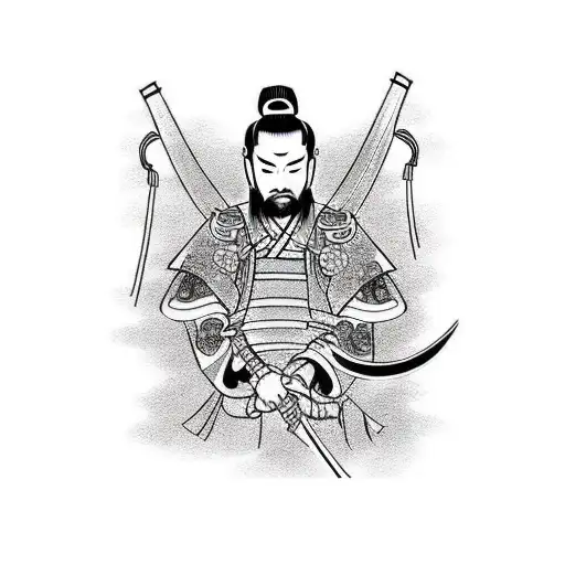 Japanese Samurai Half Sleve Forearm