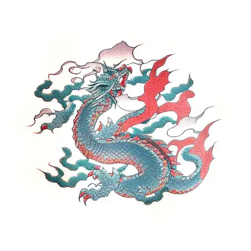 Japan Dragon Neck Minimaliste